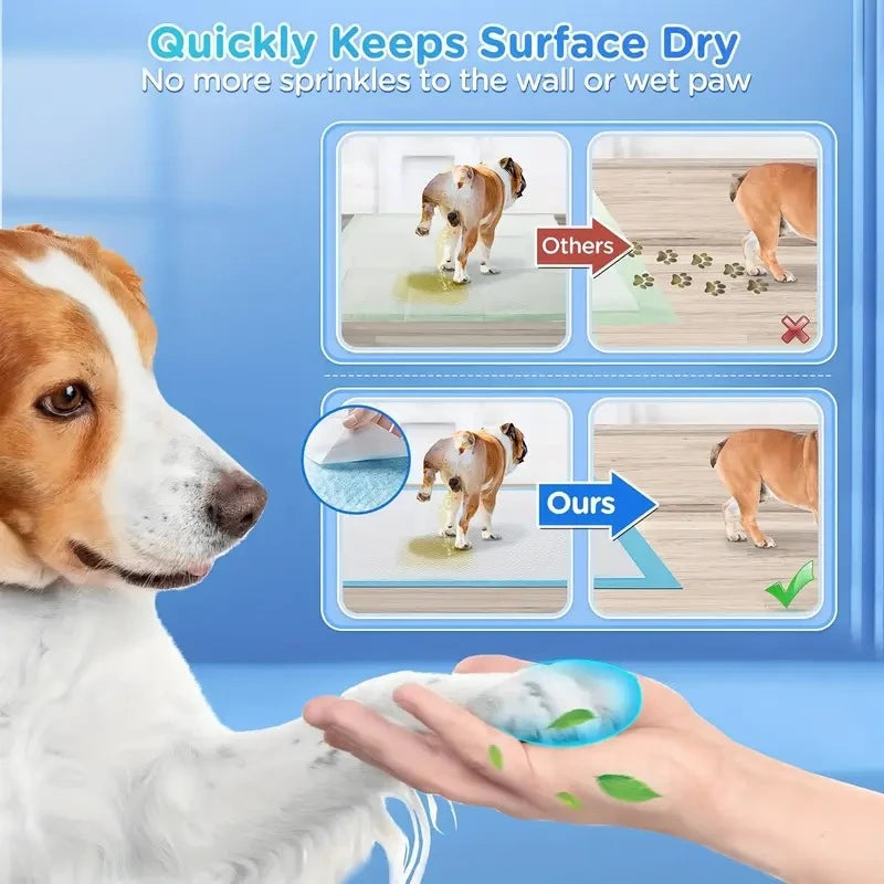 Dog Litter Training Pads Leak Proof Quick Dry Absorbent