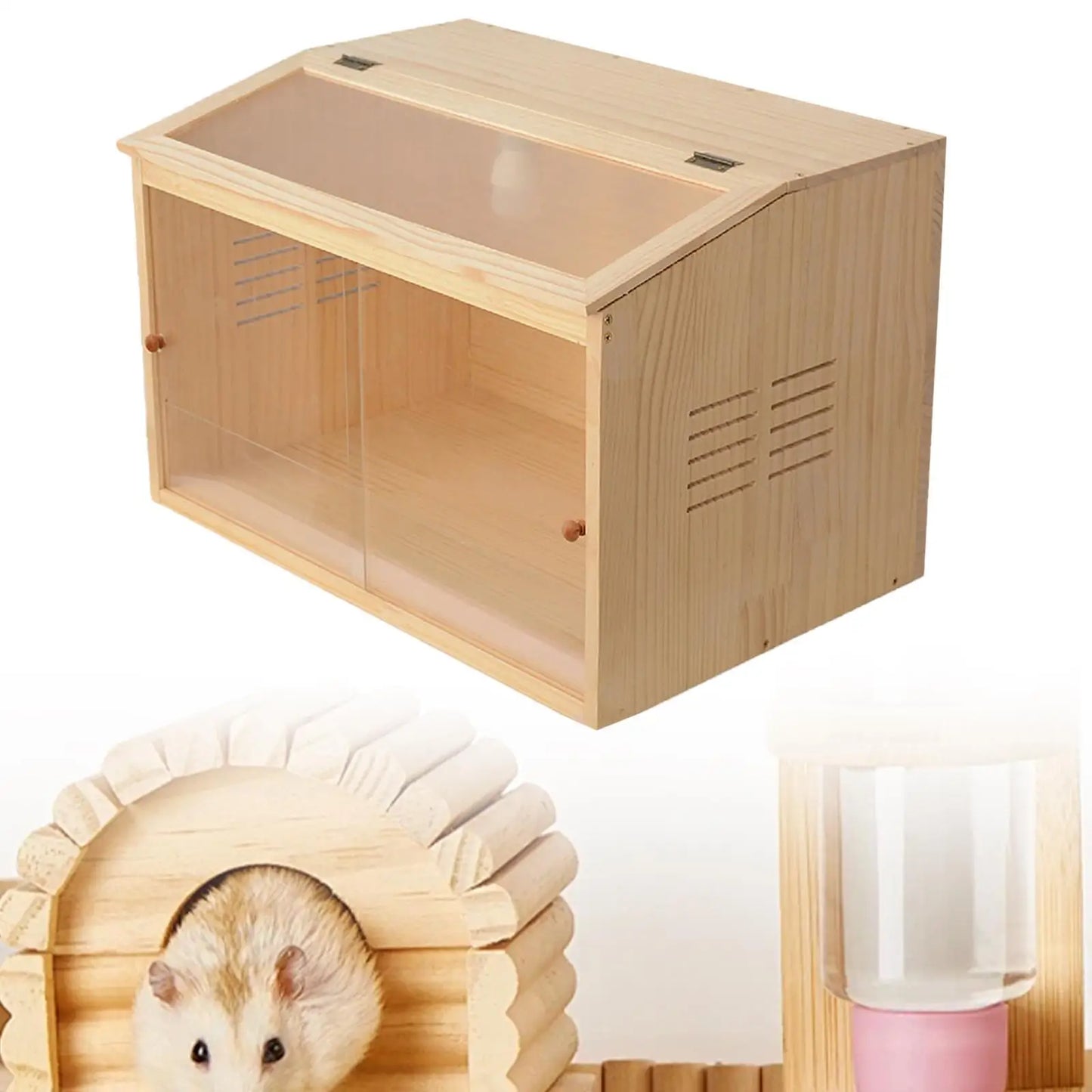 Wooden Chick Brooder Box Small Animals Hamster Habitat