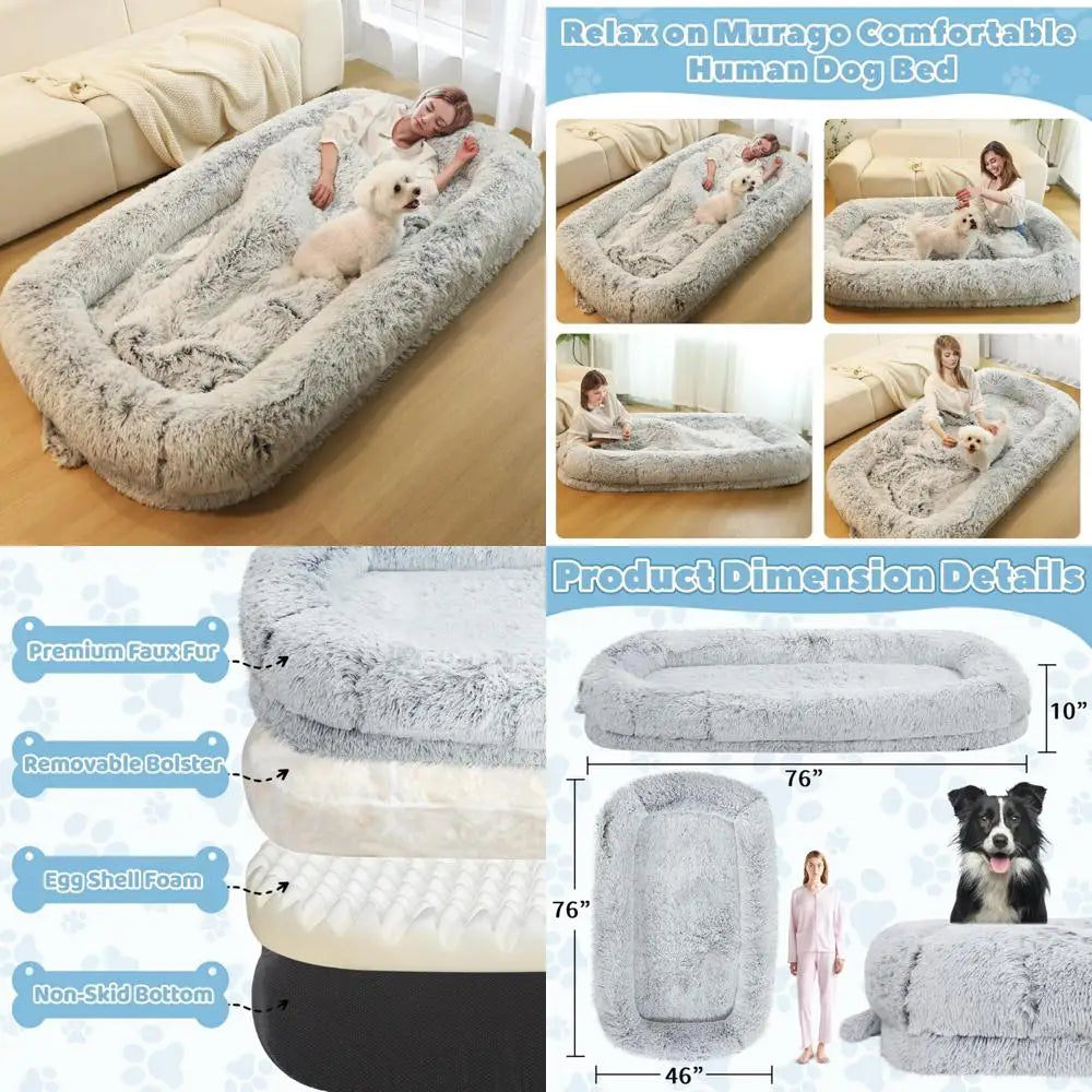 Orthopedic Dog Bed With Removable Cover