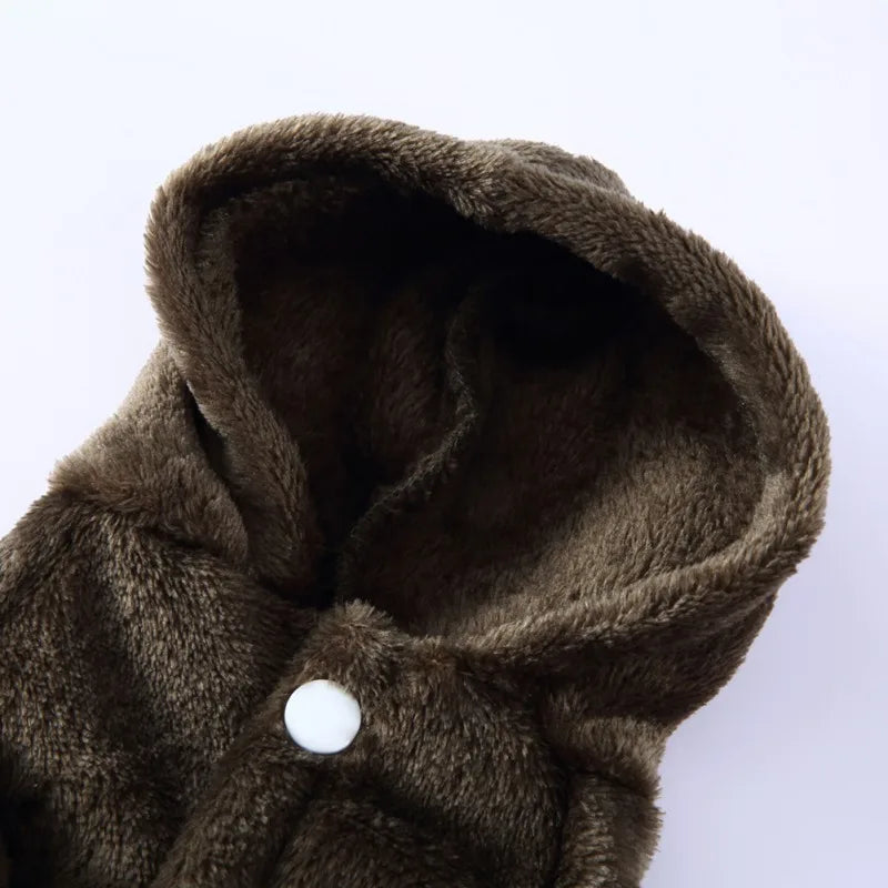Hooded Dog Bathrobe Pajamas Soft Drying Towel For Pets
