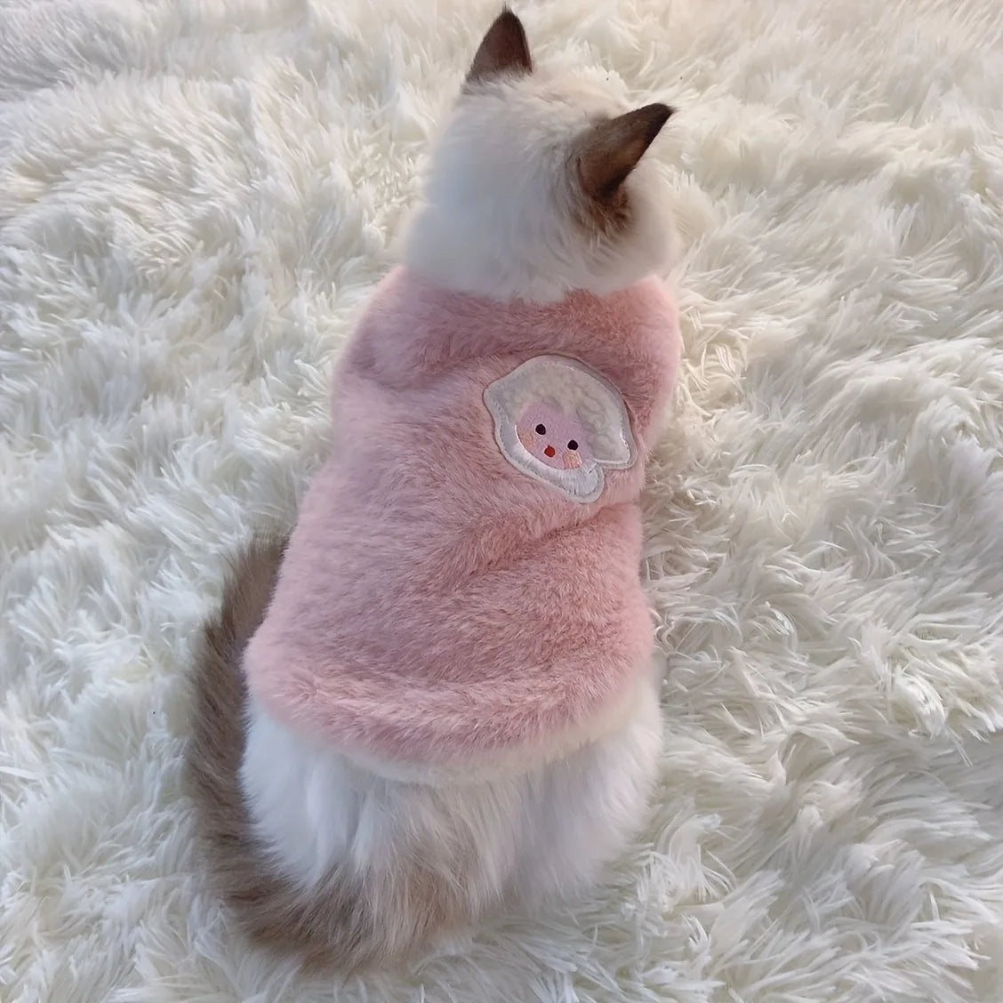 BeiYu Pet Winter Cat Vest Sweater For Kittens And Dogs