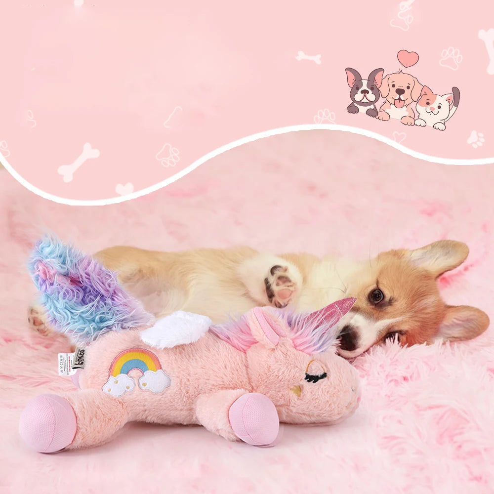 Unicorn Heartbeat Plush Dog Toy For Cats And Dogs Halloween