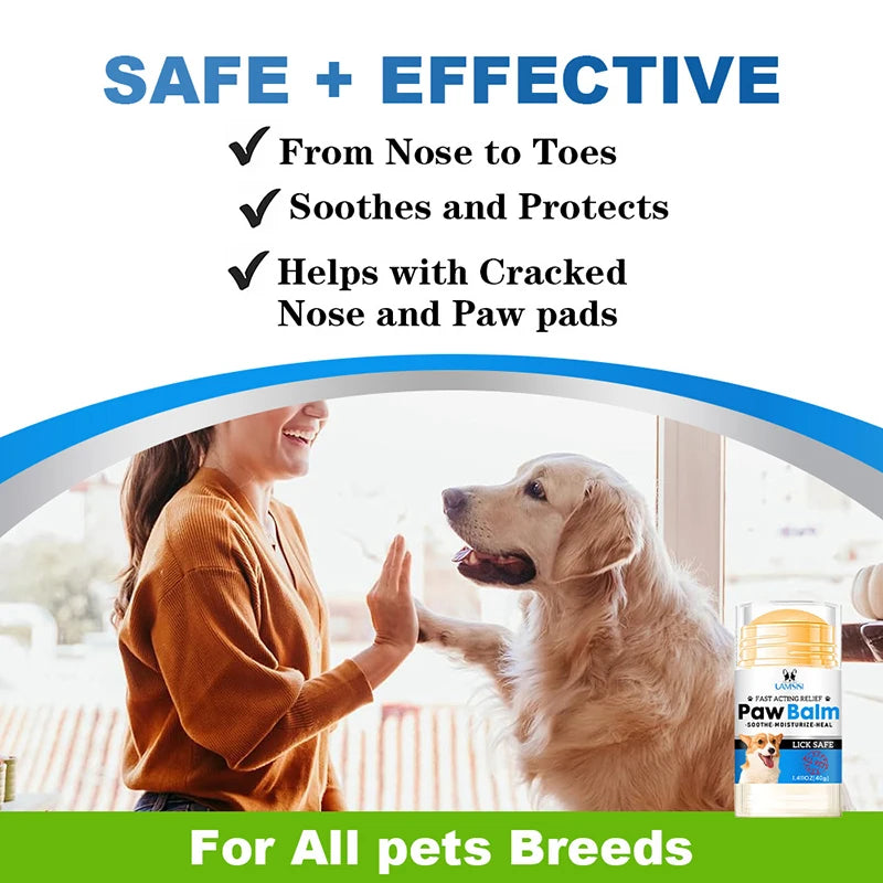 Dog Nose And Paw Balm Cream Moisturizer For Cats And Dogs Paw Protector Foot Repair Accessory