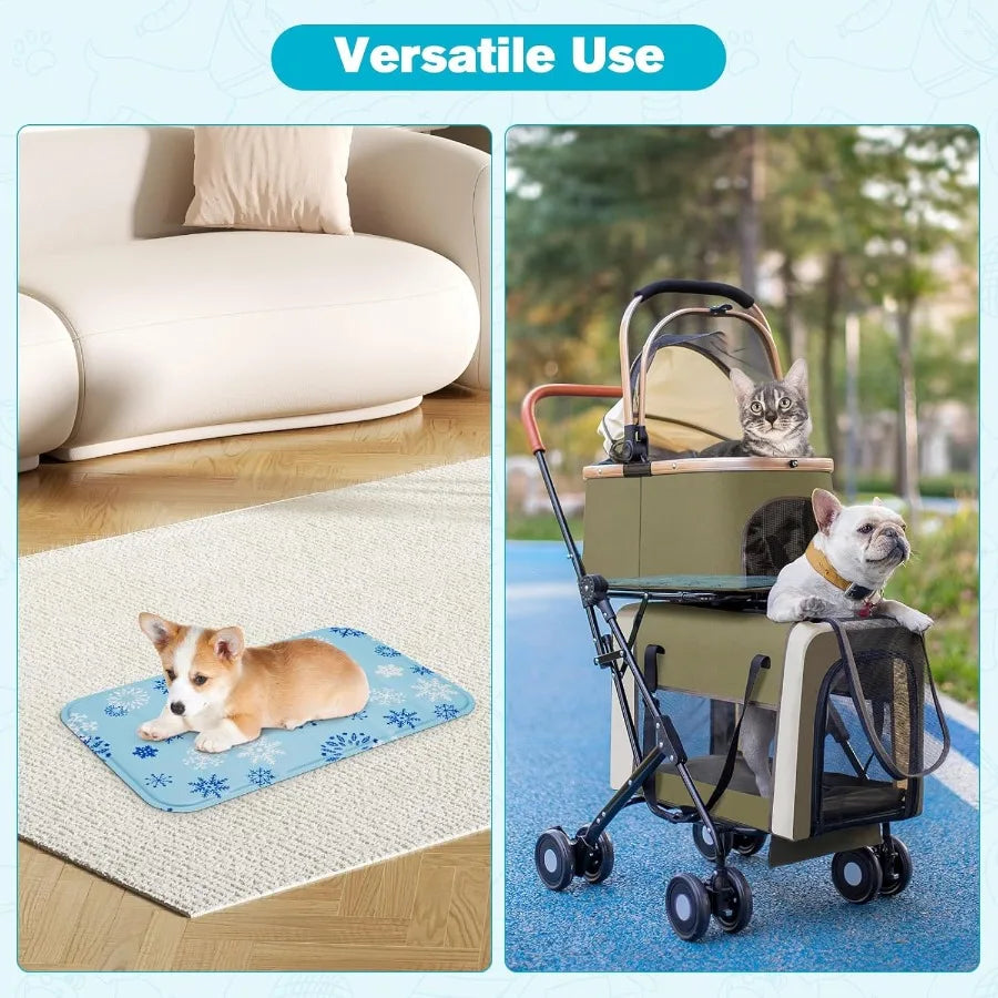 Cooling Dog Stroller Pad Soft Comfortable Mat For Pets