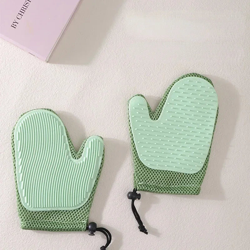 Pet Glove Cat Grooming Glove Hair Deshedding Brush Remover Dog Comb for Bath Clean and Massage