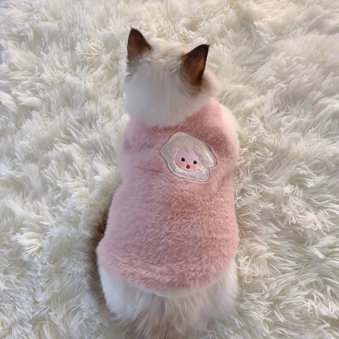 BeiYu Pet Winter Cat Vest Sweater For Kittens And Dogs