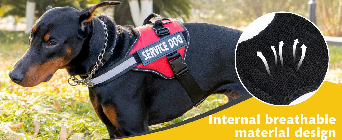 Dog Chest Strap Night Reflective Adjustable Explosion Proof Large Dog Tank Top Traction Rope Specially Designed for Walking