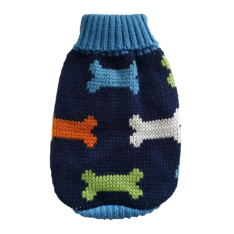 Hubei Dog Winter Sweater Knit Coat For Canine Comfort