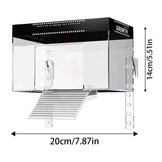 Turtle Basking Dock With Lid Hanging Habitat Cage Enclosure