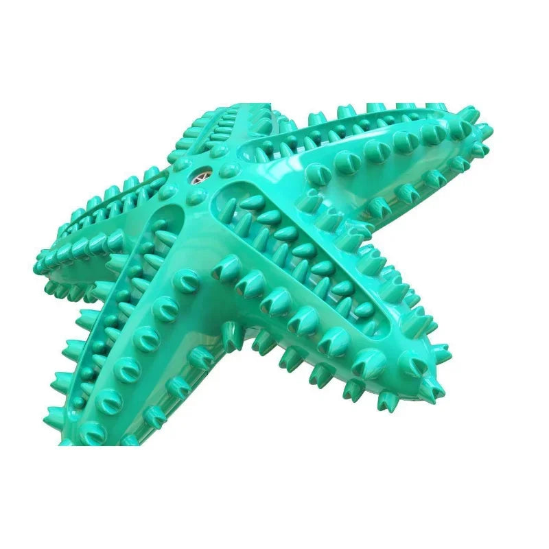 Vocal Starfish Interactive Dog Rubber Ball Dental Toy