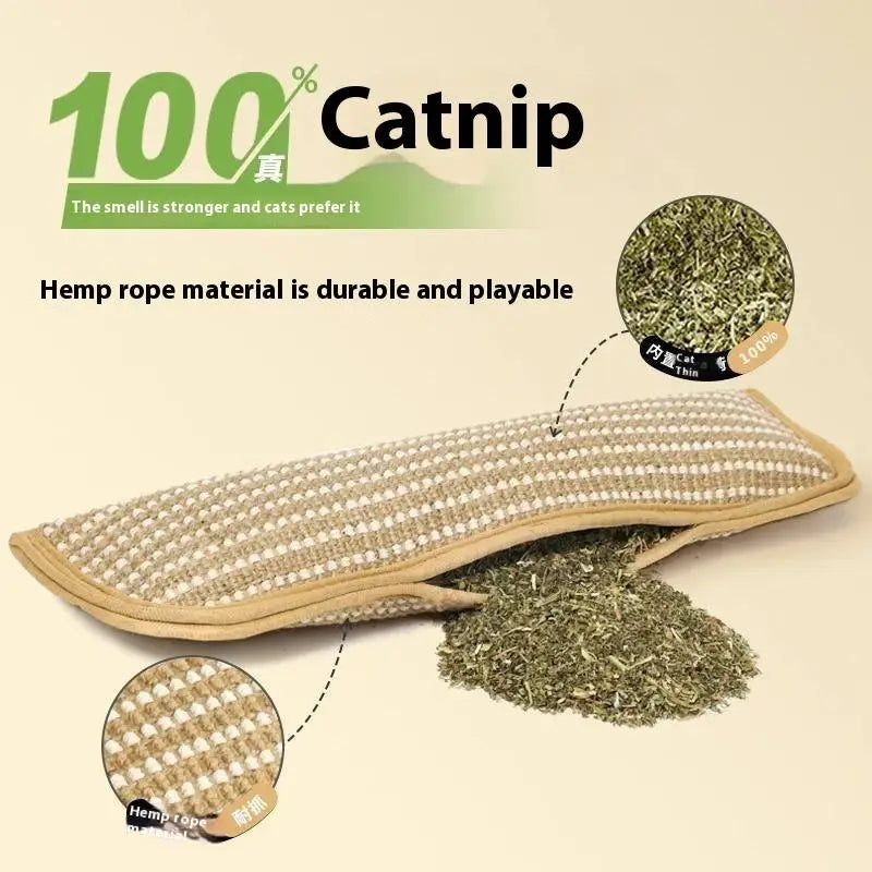 SHNGkiCN Catnip Pillow Cat Toy Teeth Grinding Anti Bite Wear