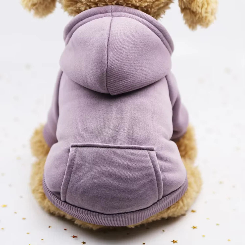 Dog Cat Hoodie Winter Coat With Pocket