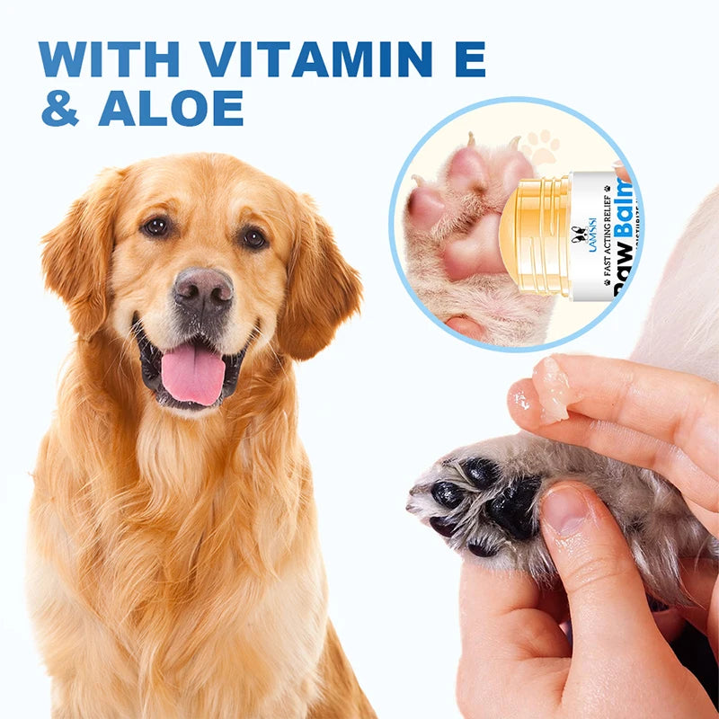 Dog Nose And Paw Balm Cream Moisturizer For Cats And Dogs Paw Protector Foot Repair Accessory