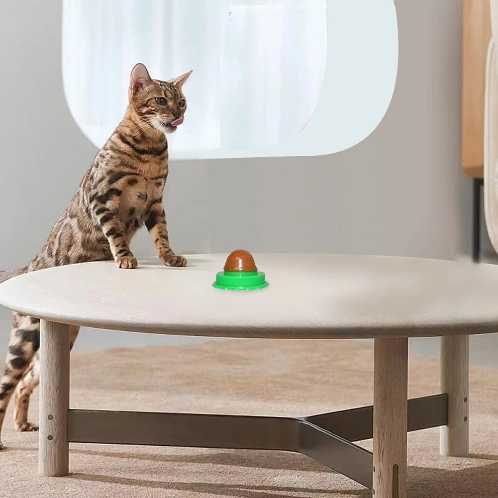 Catnip Wall Ball Lickable Treats Digestion 5 Or 10 Pieces