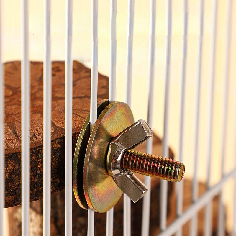 Hamster Wooden Ladder Toy For Cage 6 Steps Climbing Blocks Chew Toy For Guinea Pig Rat Hedgehog Small Pet Accessories