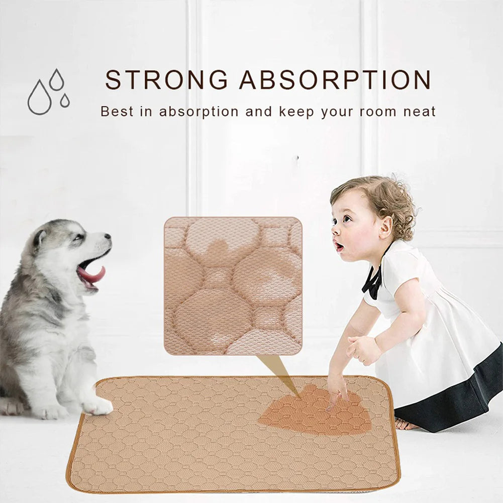 Shunmaii Puppy Training Pad Washable Urine Mat Absorbent