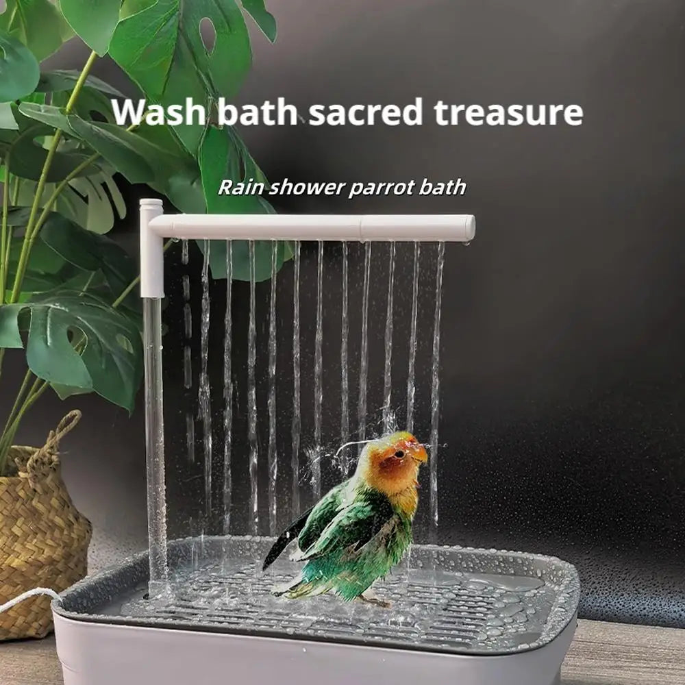 Choice Parrot Bird Bath Tub Automatic Circulating Water USB Fountain