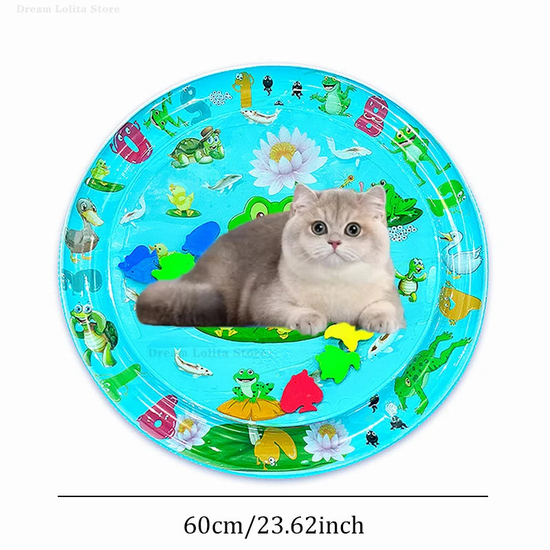 Thickened Inflatable Pet Water Bed Cushion Water Sensory Play Mat Puppy Cats Pet Kennel Top Quality Cool Cold Mat Pet Supplies