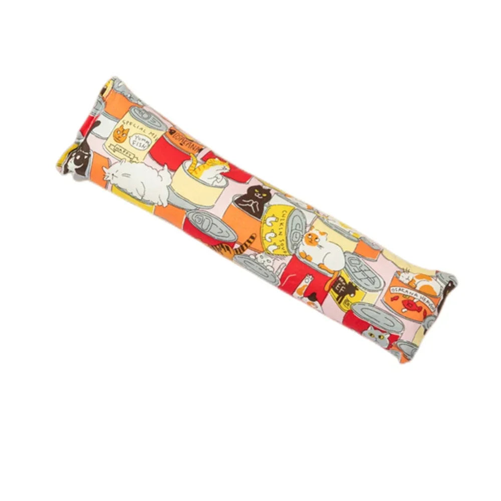 Catnip Kicker Pillow Toys Interactive Cat Kicker Chew Gift Toy Bite Resistant Catnip Filled Cartoon Mice