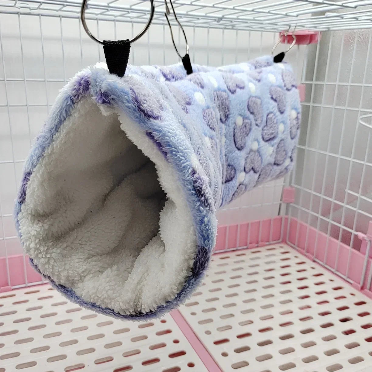 Ultra Soft Plush Pet Tunnel Nest Hamster Sugar Glider