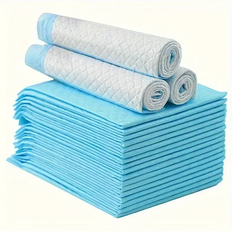 100/50/40/20PCS Absorbent Dogs Diapers Disposable Puppy Training Pee Pads Quick Dry Surface Mat Clean Cushion Dog Supplies