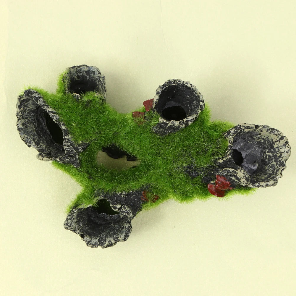 Resin Breeding Hiding Cave Ornament for Fish Tank Aquarium
