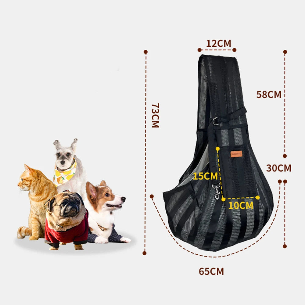 Piang Gouer Breathable Pet Shoulder Crossbody Carrier Bag