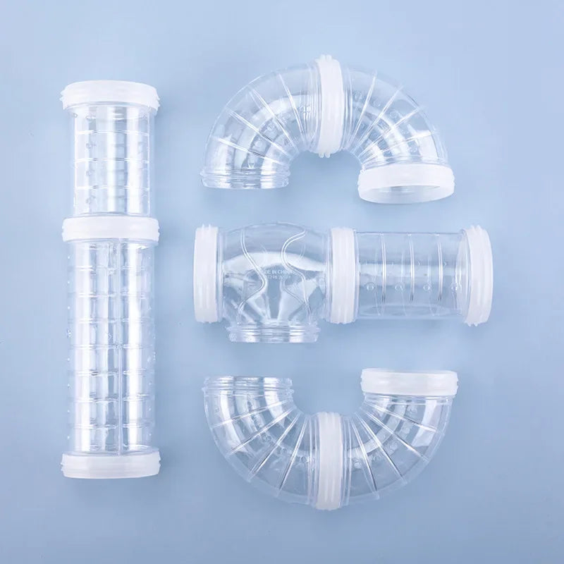 Hamster Toy Maze DIY Remodeled Cage Tubes Tunnel Set