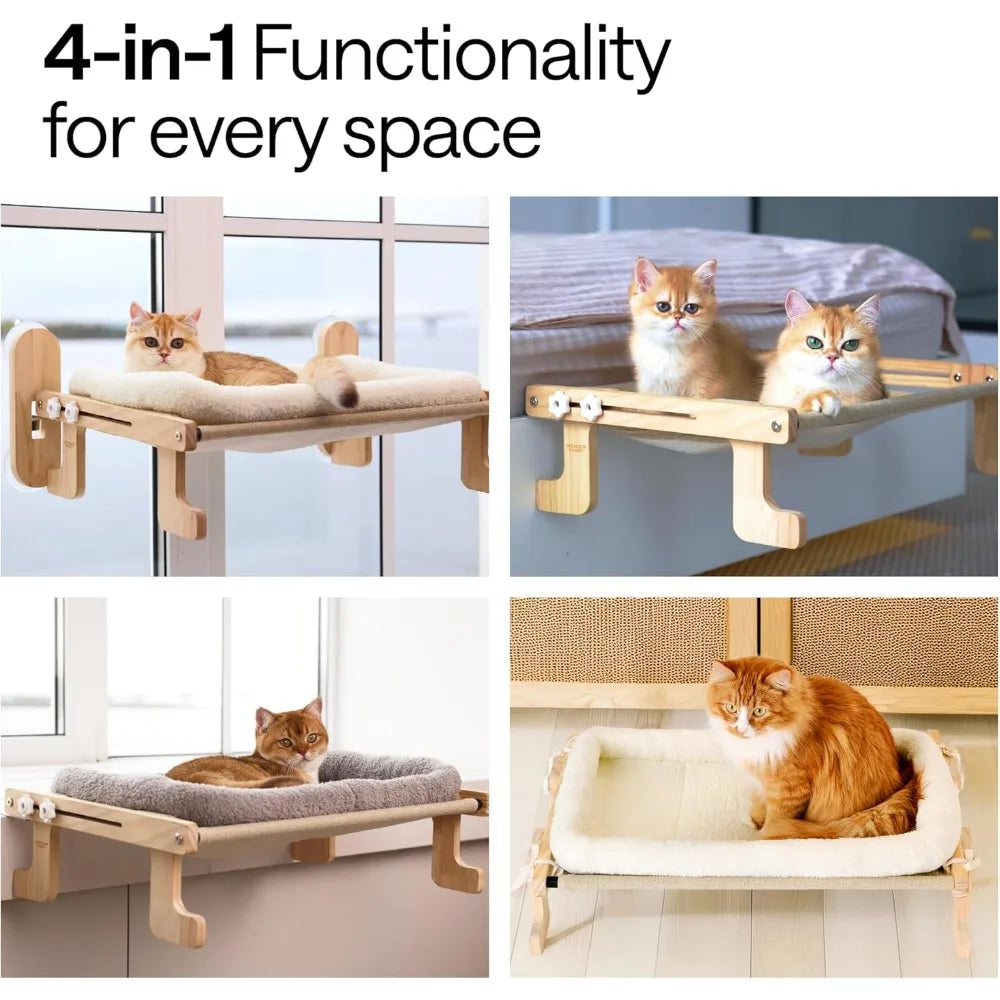 Wonder Family 4 In 1 Elevated Cat Couch Bed Holds 44 Lbs