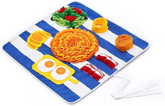 Hign-concerned Breakfast Snuffle Mat For Dogs Slow Feeder