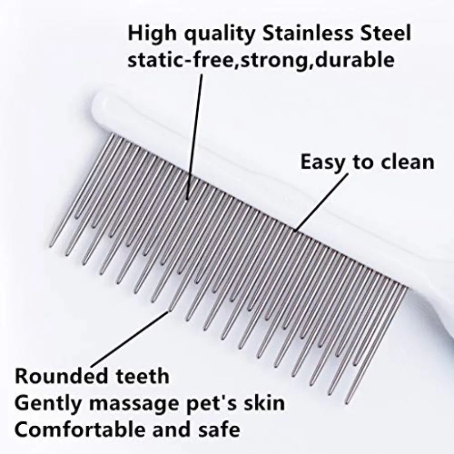 Hign-concerned Long And Short Teeth Pet Comb For Dogs Cats