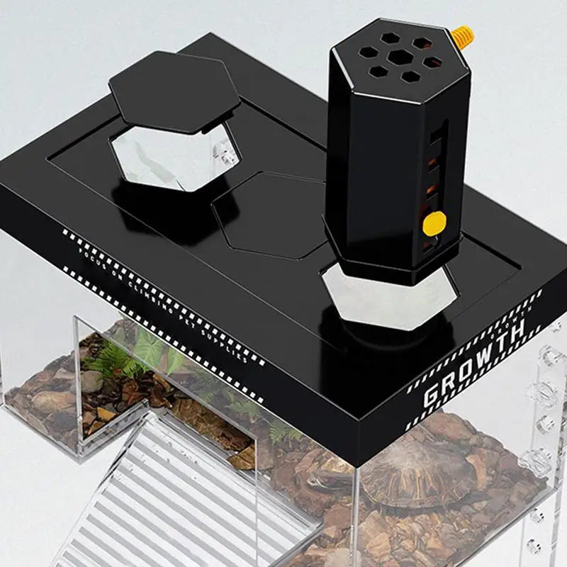 Turtle Basking Dock With Lid Hanging Habitat Cage Enclosure