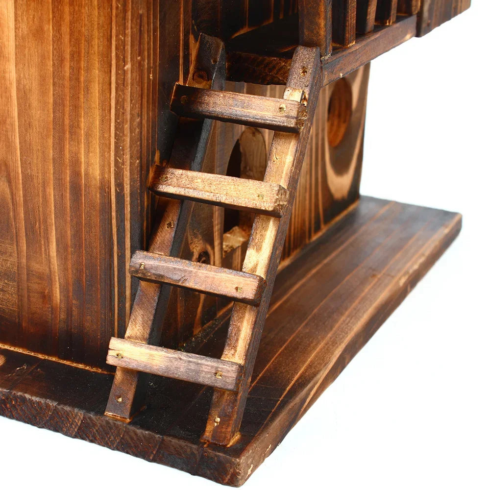 Guangdong Wooden Squirrel Nesting Box Bird Safe Nest Protector