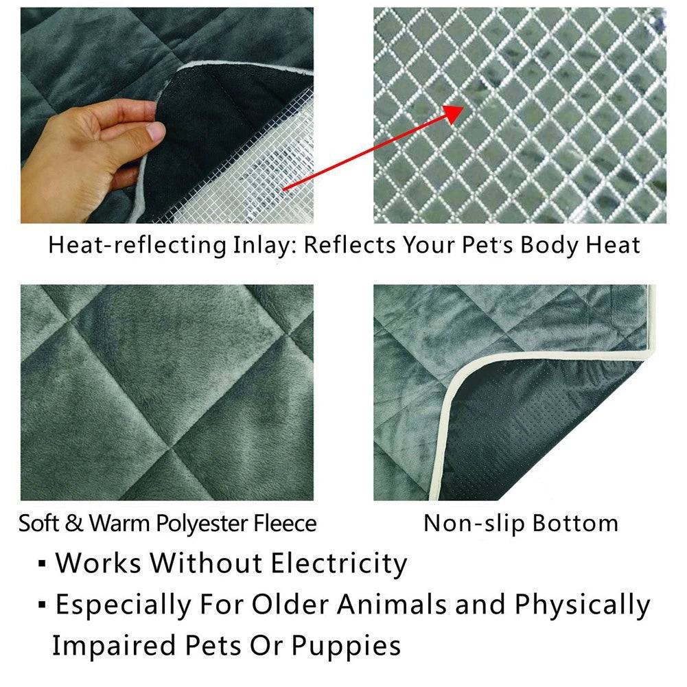 NONECN Self Warming Pet Mat for Cats and Dogs