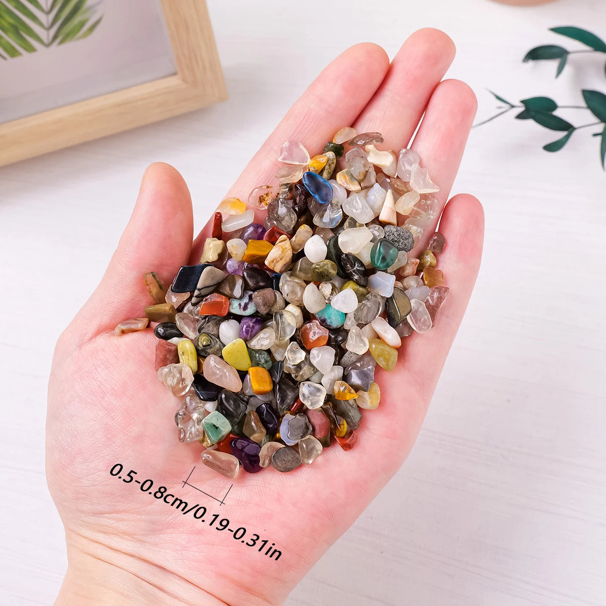 Runyangshi Natural Stones Mixed Crystal Gravel For Aquarium Decoration