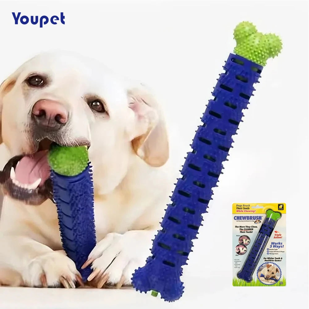 Dog Tooth Grinding Stick Food Grade Rubber Chew Toy Teeth