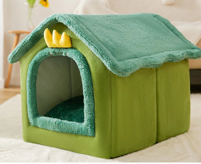 Dog Kennel Indoor Soft Bed Cave For Small Dogs Portable