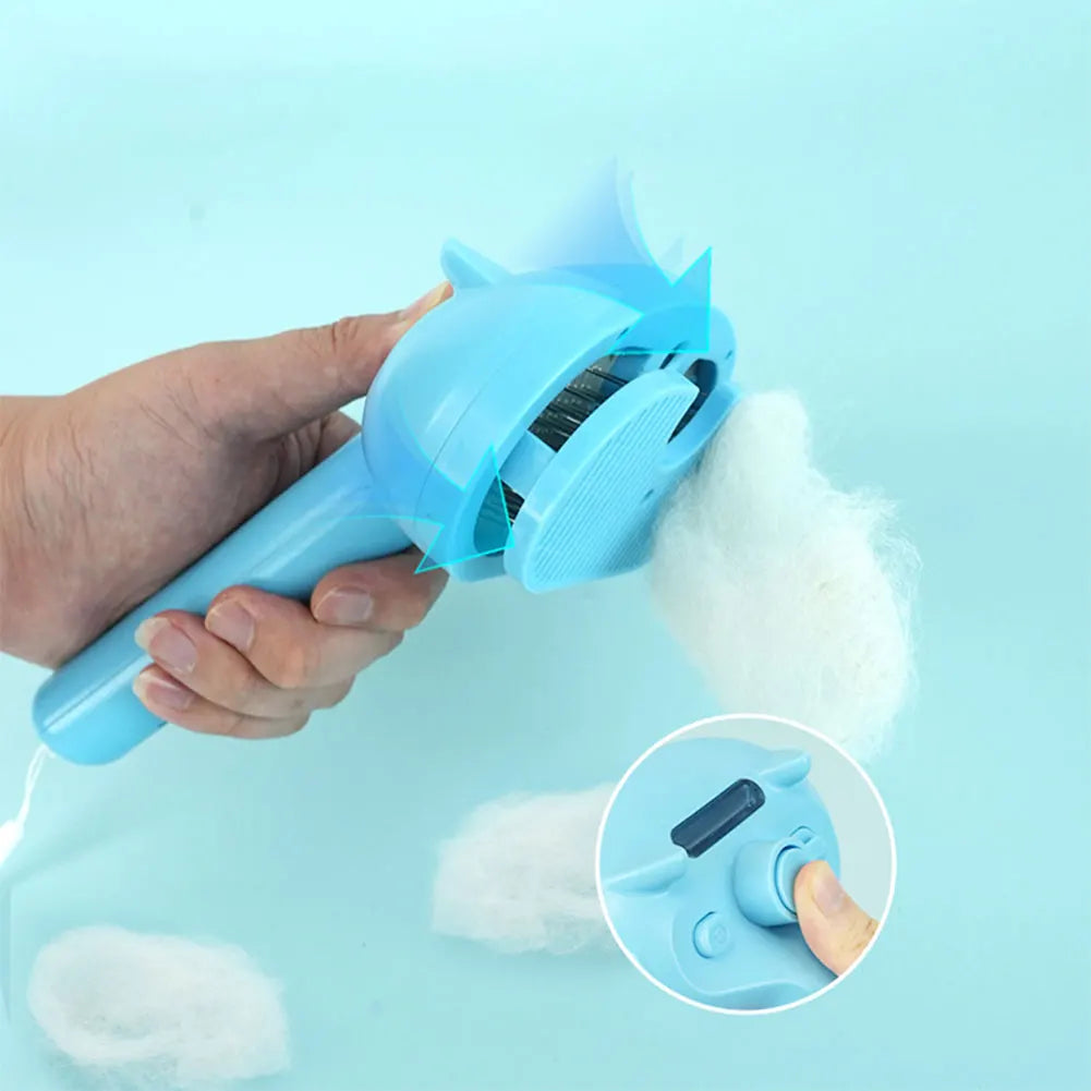 Cat Steam Brush Hair Remover Brush Multi-Function Cat Grooming Brush Cat Shedding Comb Dematting Comb Pet Supplies