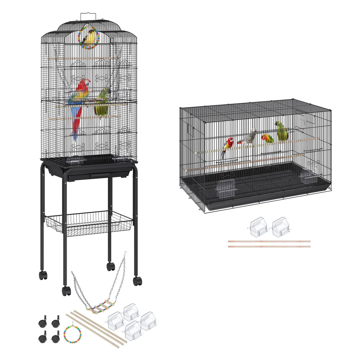 Guangdong Flight Bird Cage Iron Large Parakeet Cage For Cockatiels