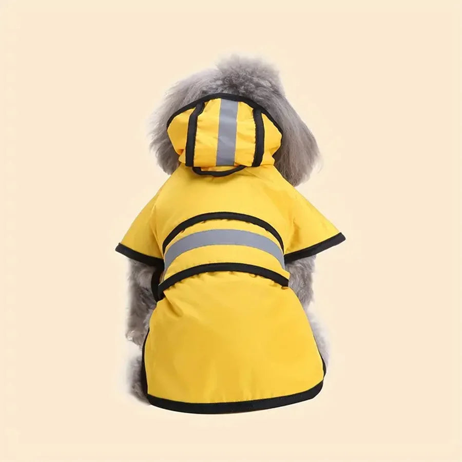 High-concerned Adjustable Waterproof Windproof Dog Raincoat