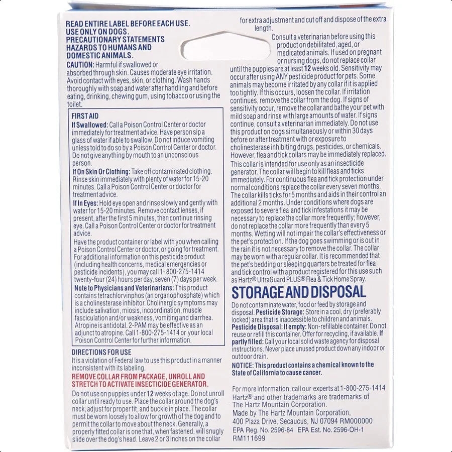 UltraGuard Flea Tick Collar For Dogs And Puppies Protection