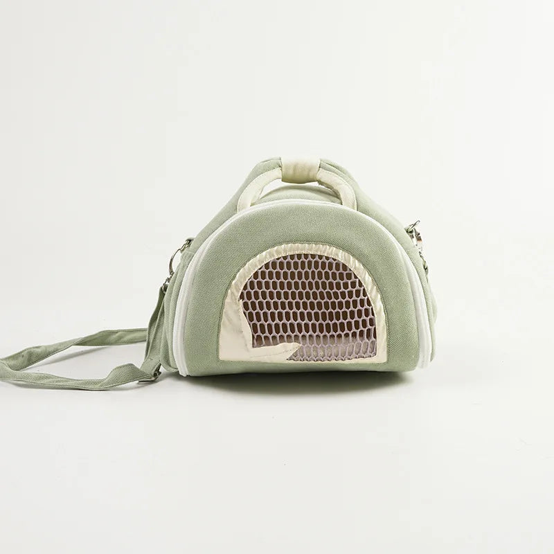 Hamster Carrying Case Outdoor Pet Carrier Versatile Travel Cage Breathable Animal Bag Hedgehog Travel Carrier Bunny Small Animal