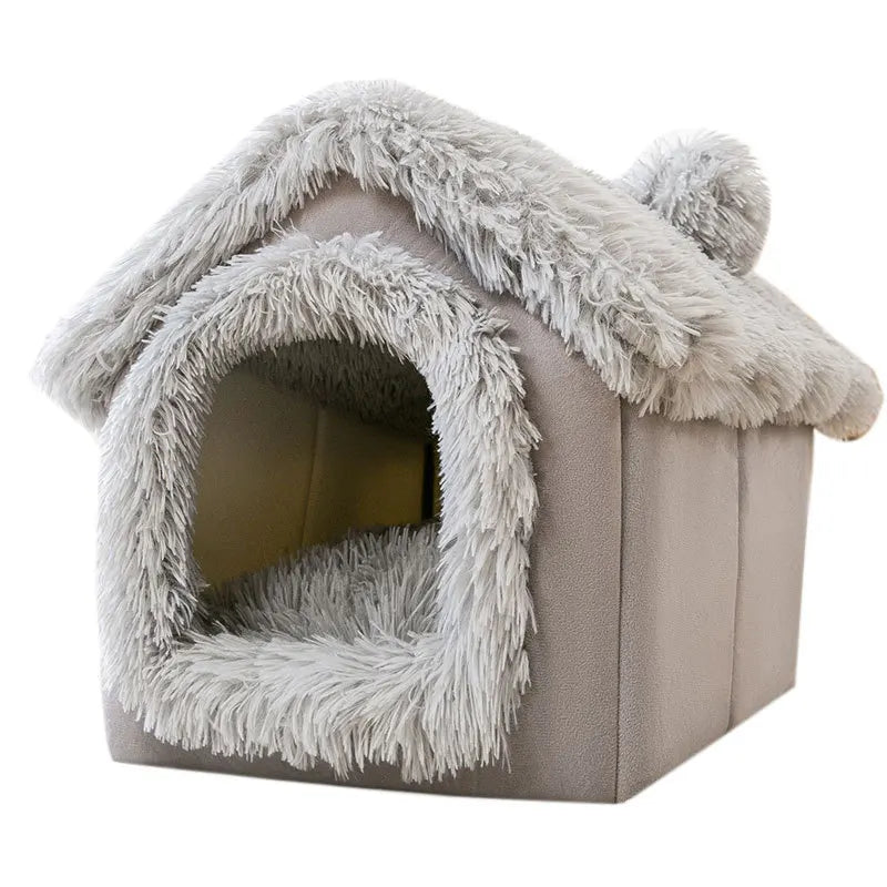 Dog Kennel Indoor Soft Bed Cave For Small Dogs Portable