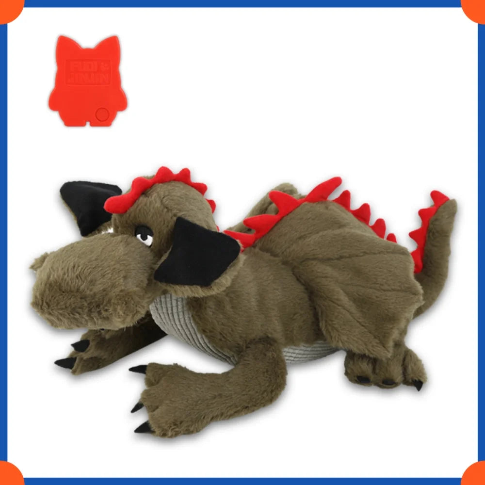 Fuled Christmas Puppy Heartbeat Plush Toys For Dog Training