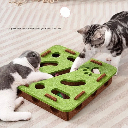 Sisal Cat Scratching Post Indoor Interactive Toy For Cats