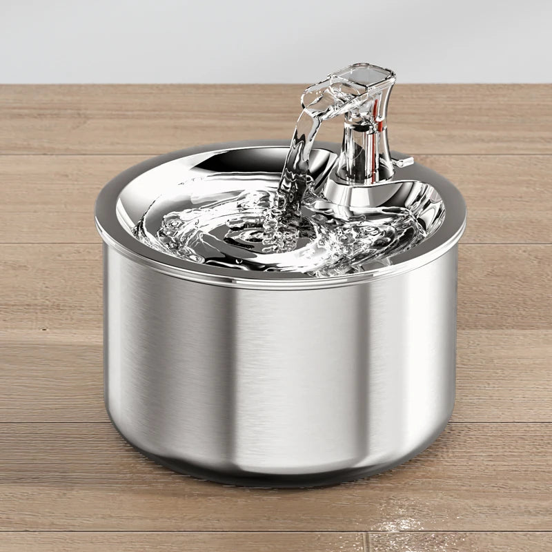 2L Stainless Auto Cat Water Dispenser Fountain With Heater