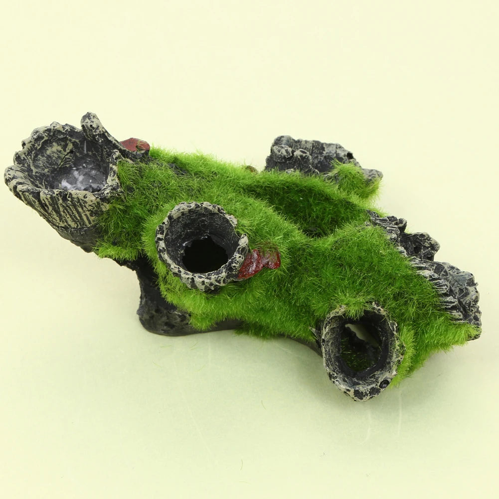 Resin Breeding Hiding Cave Ornament for Fish Tank Aquarium