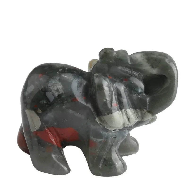 Choice Jade Lucky Elephant Feng Shui Statue Ornament