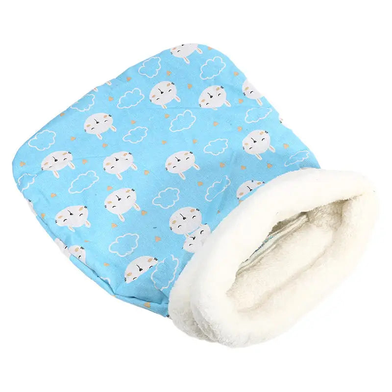 Cat Sleeping Bag Nest Winter Warmth Semi Enclosed Bed