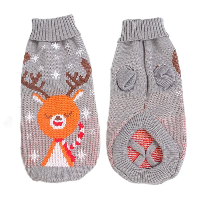 Hubei Dog Winter Sweater Knit Coat For Canine Comfort